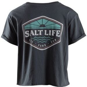 Salt life on the horizon, cropped short sleeve t-shirt, NEW